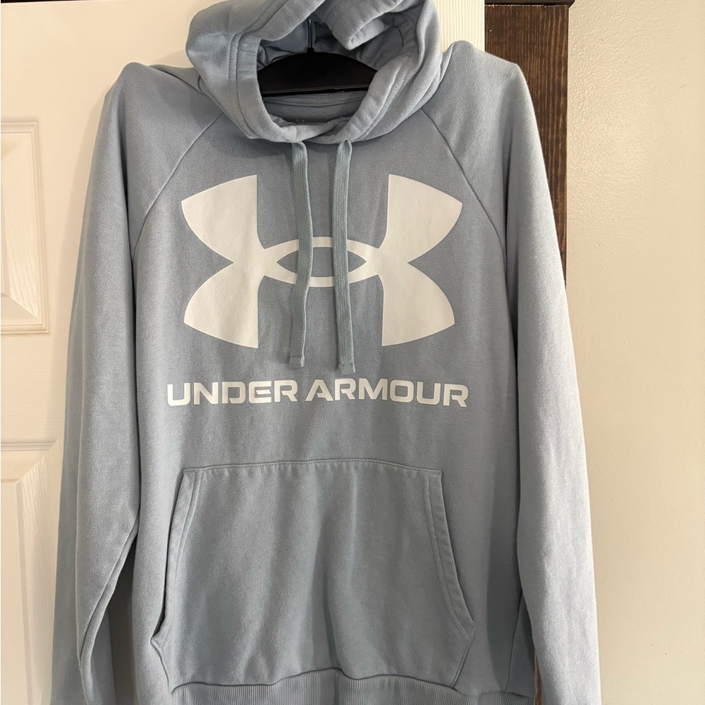 Under Armour Men's Light Blue Hoodie